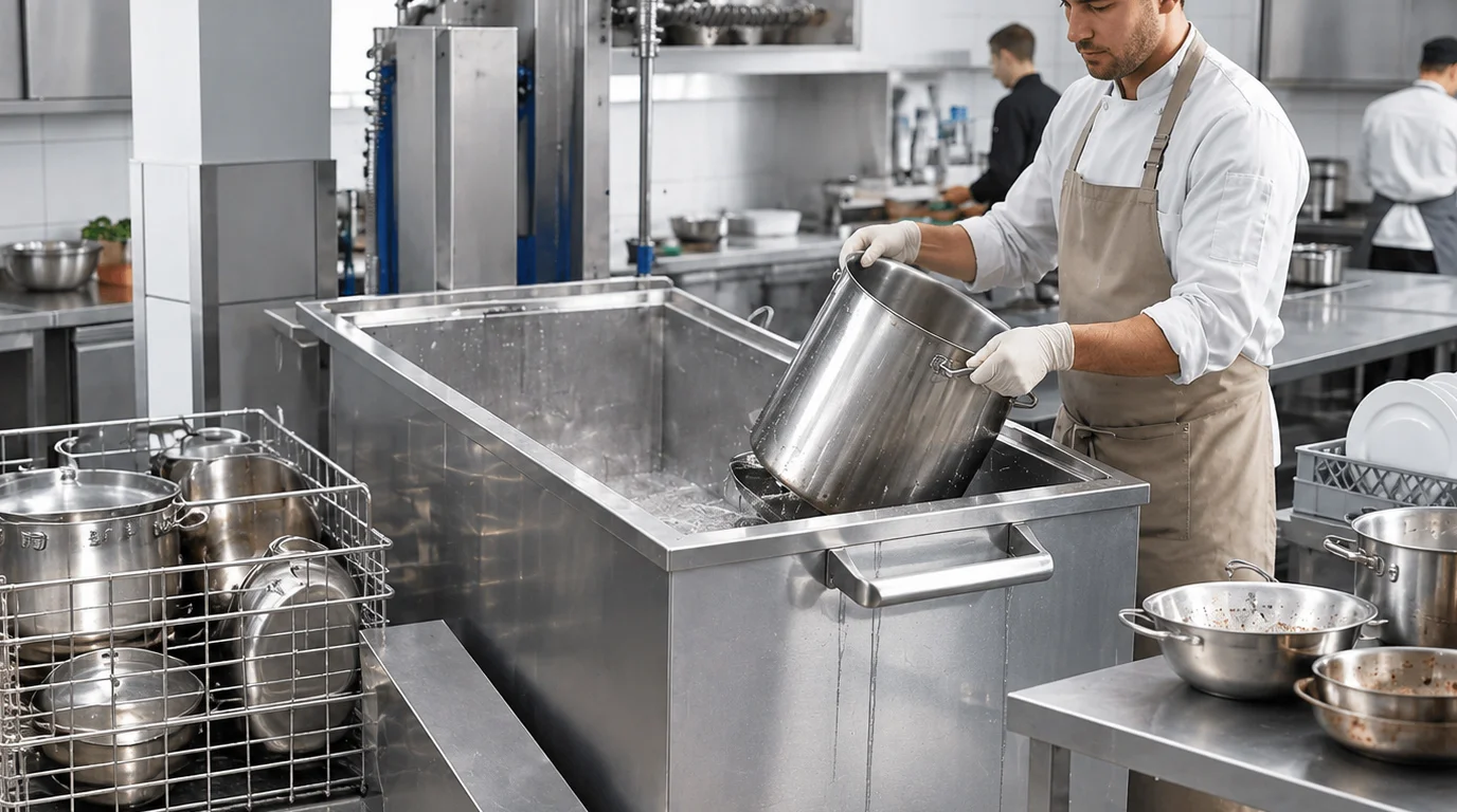 Limpeza e higienização de panelas e utensílios de cozinha: normas e boas práticas